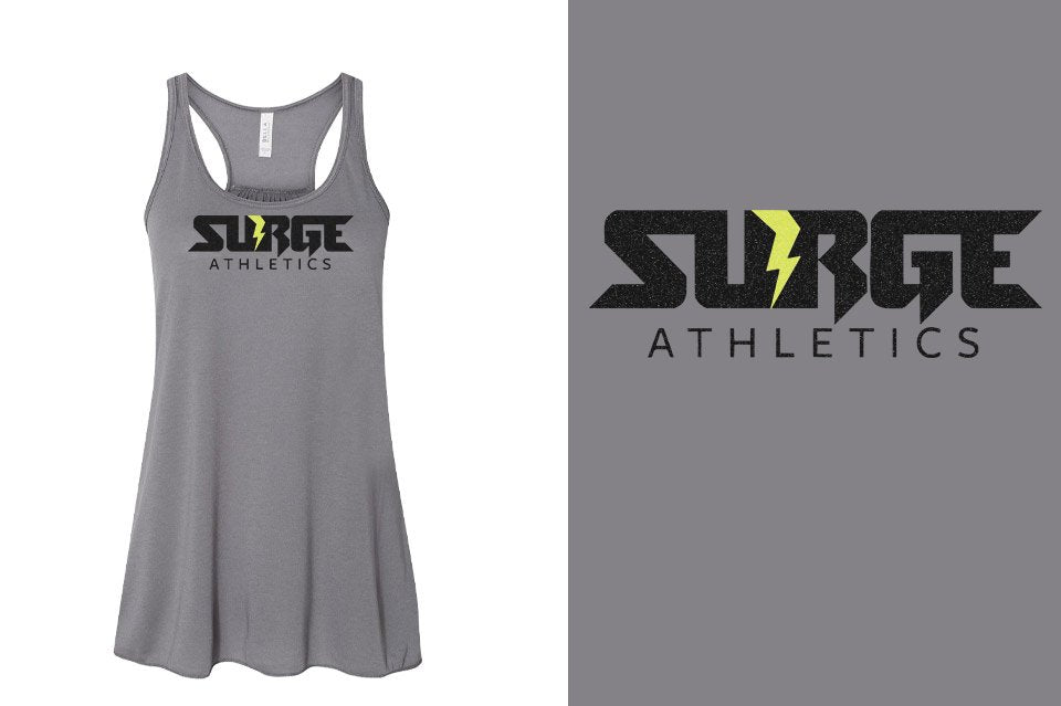 SURGE glitter Youth Flowy Racerback Tank