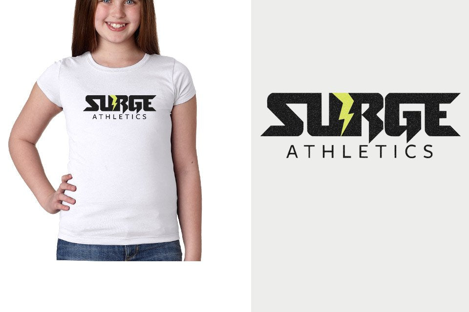 SURGE glitter Girls' Princess T-Shirt