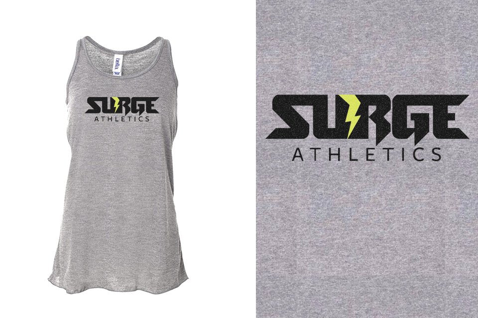SURGE glitter Youth Flowy Racerback Tank
