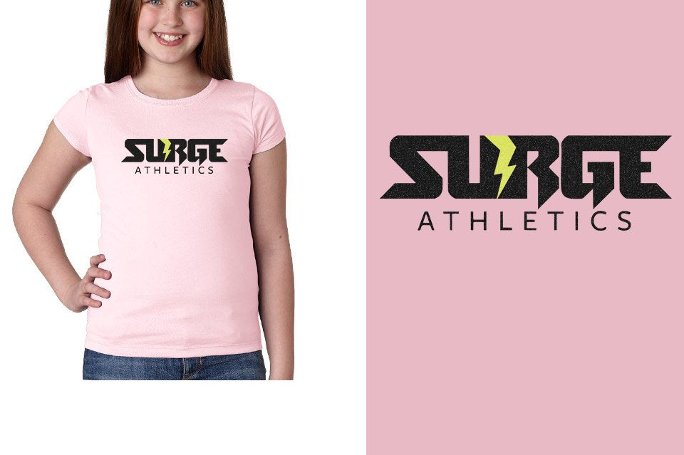 SURGE glitter Girls' Princess T-Shirt